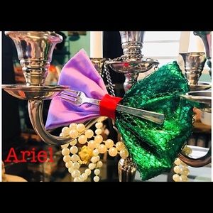 Little mermaid hair bow princess